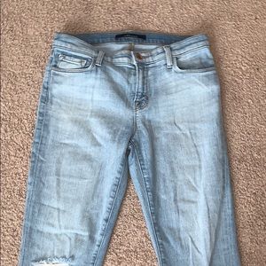J Brand Dropout Capri Jeans
